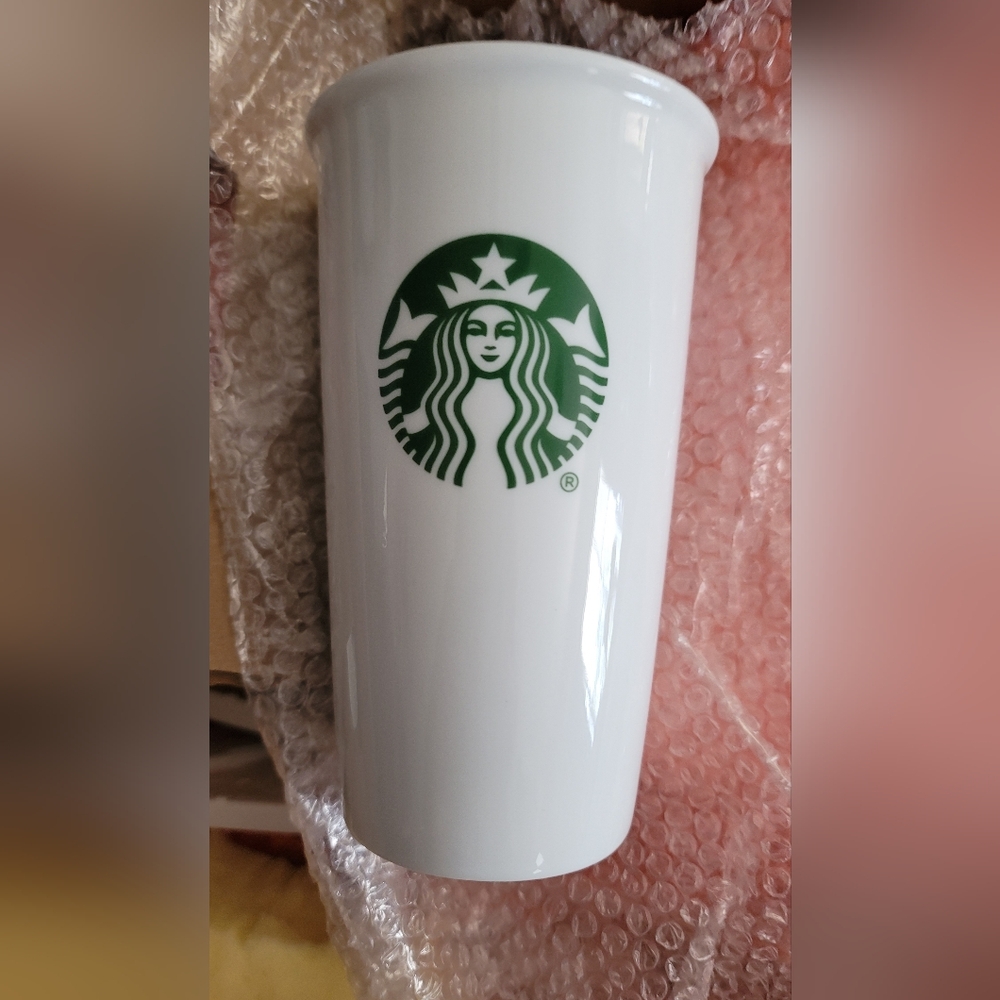 Starbucks White Tumbler